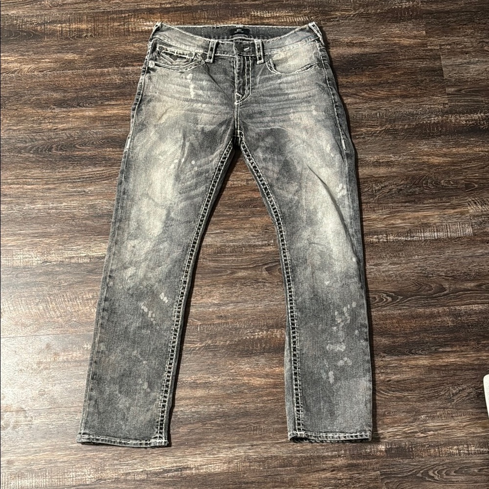 True Religion Mens Gray Jeans